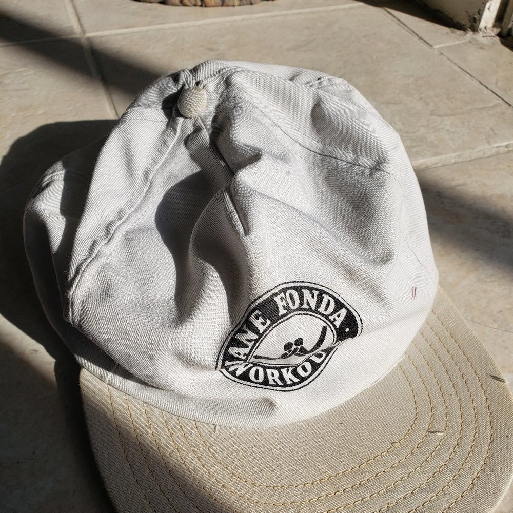 Jane Fonda Workouts" Baseball Hat - RARE - Vintage 1980s